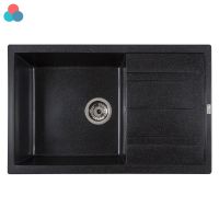 Кухонная мойка Ventolux DIAMANTE (SPACE BLACK) 765x485x200