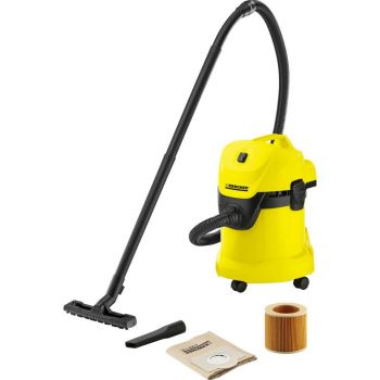 Профессиональный пылесос с мешком и контейнером Karcher WD 3 (1.629-821.0)