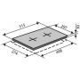 Варочная поверхность газовая Ventolux HG320 EES (INOX) 3