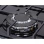 Варочная поверхность газовая Ventolux HG430-M1G CEST (BK)