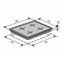 Варочная поверхность газовая Ventolux HG640-T2G T (CREMA)