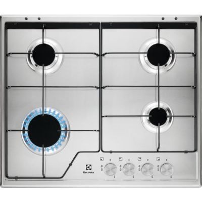 Варочные поверхности газовые встроенные Electrolux EGS6424SX