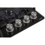 Варочная поверхность газовая Ventolux HSF640-H2G CEST (BK)