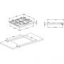 Варочная поверхность газовая Beko HILW64225SZG