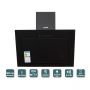 Вытяжка наклонная Ventolux TREVI 60 BK (700) TC