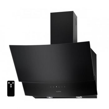 Вытяжка наклонная Ventolux Wave 60 BK (750) Trc
