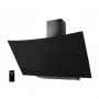 Вытяжка наклонная Ventolux WAVE 90 BK (1000) TRC IT
