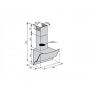 Вытяжка наклонная Ventolux WAVE 90 BK (1000) TRC IT