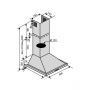 Вытяжка купольная Ventolux LIDO 60 WH (700)