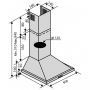 Вытяжка купольная Ventolux LIDO 60 WH (450)