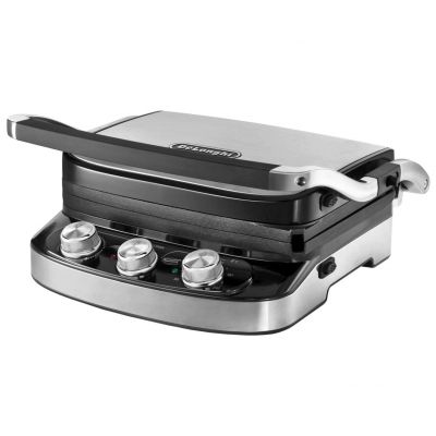 Электрогриль прижимной Delonghi CGH 912 Steel BK