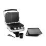 Электрогриль прижимной Delonghi CGH 912 Steel BK